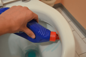Clean your toilet with toilet cleaner regularly