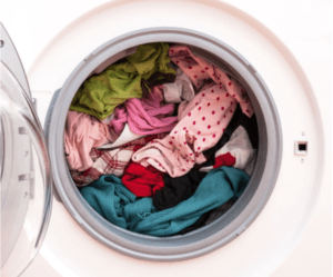Only use the washing machine when it is full for maximum water conservation